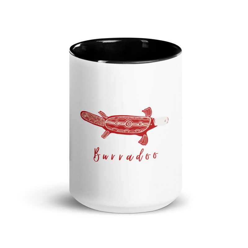 Burradoo Platypus Mug with Colour Inside - Image 5
