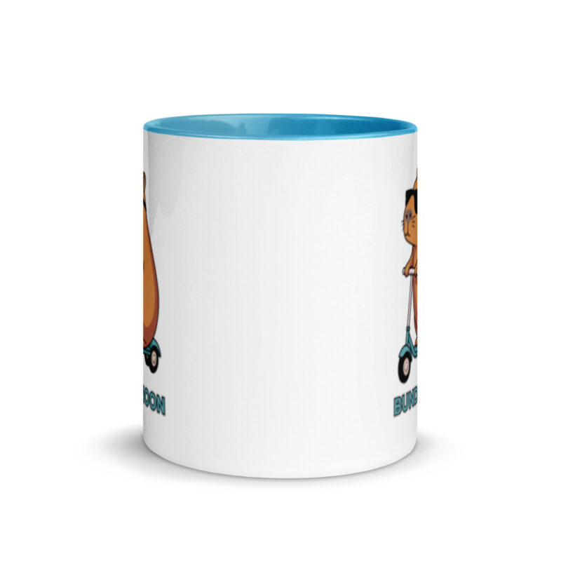 Bundanoon Scooter Wombat Mug with Colour Inside - Image 14
