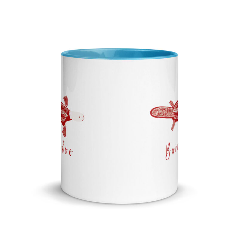 Burradoo Platypus Mug with Colour Inside - Image 14