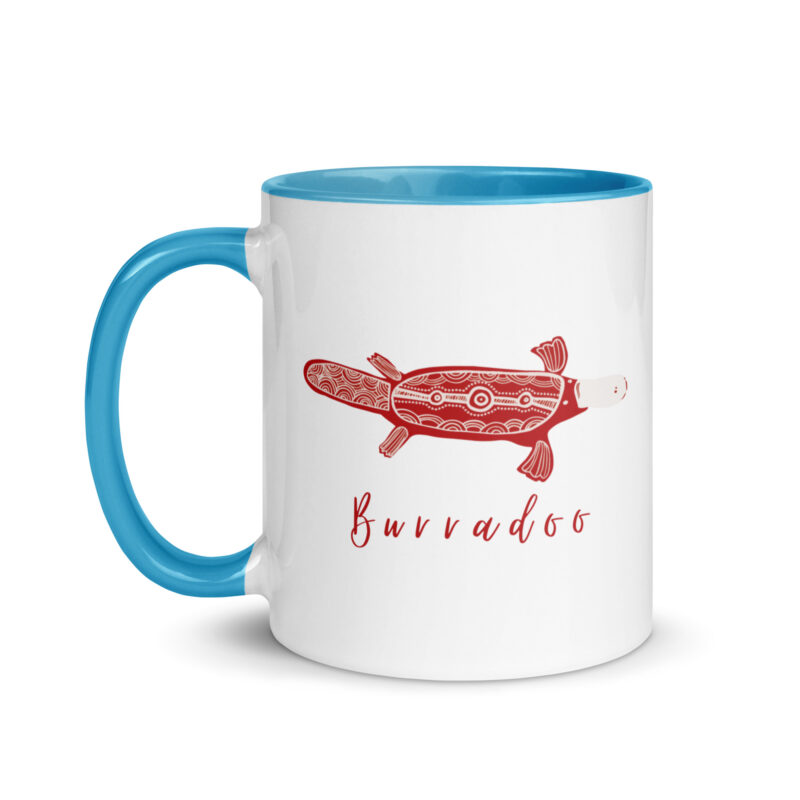 Burradoo Platypus Mug with Colour Inside - Image 15