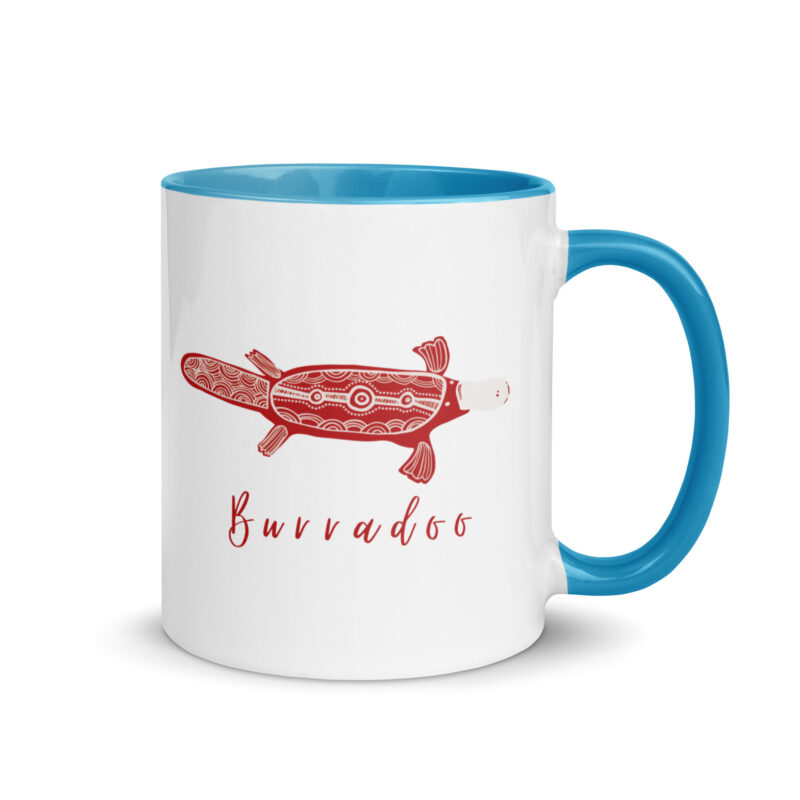 Burradoo Platypus Mug with Colour Inside - Image 13