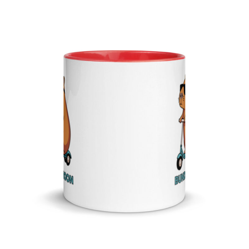 Bundanoon Scooter Wombat Mug with Colour Inside - Image 8