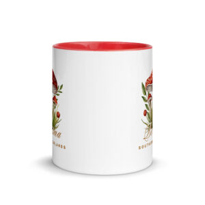 Berrima Mushroom Mug with Colour Inside