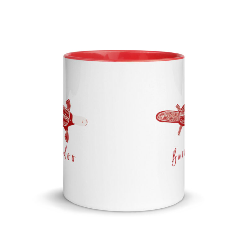 Burradoo Platypus Mug with Colour Inside - Image 8