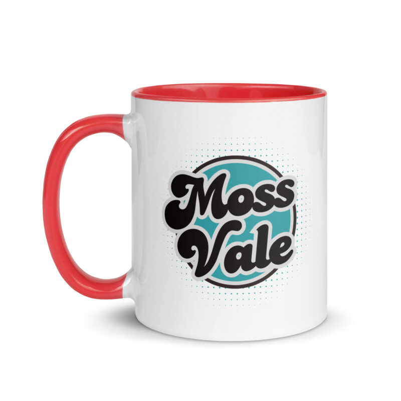 Moss Vale Retro Mug with Colour Inside - Image 8