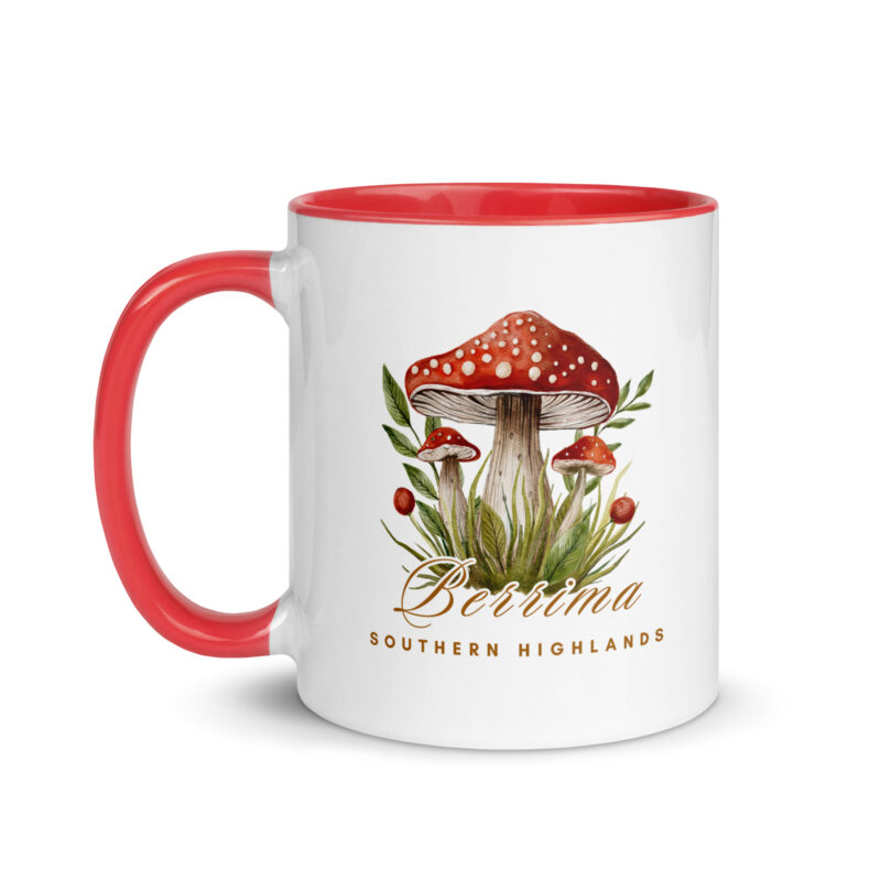 Berrima Mushroom Mug with Colour Inside - Image 8