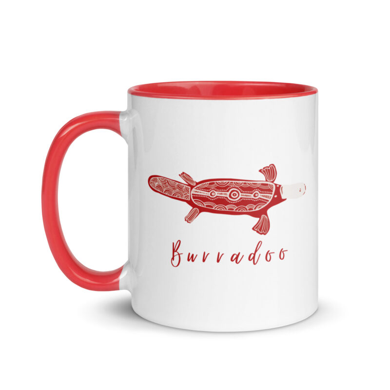 Burradoo Platypus Mug with Colour Inside - Image 9
