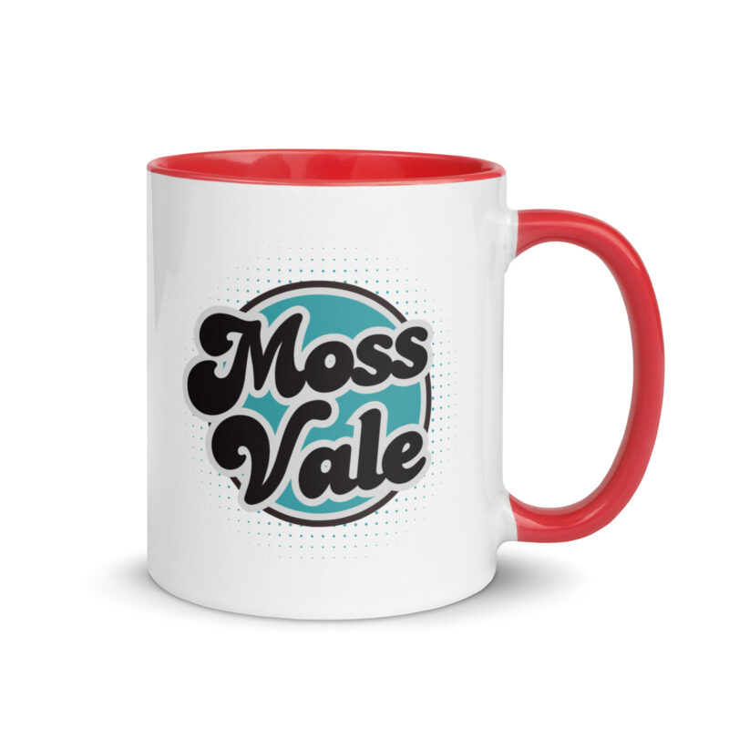 Moss Vale Retro Mug with Colour Inside - Image 6
