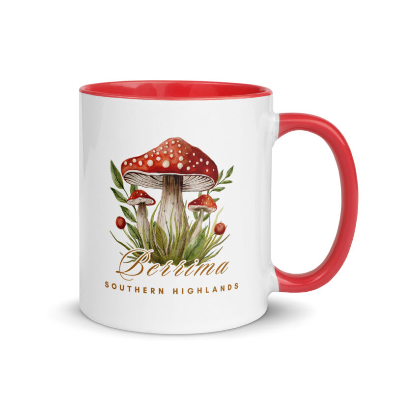 Berrima Mushroom Mug with Colour Inside - Image 7