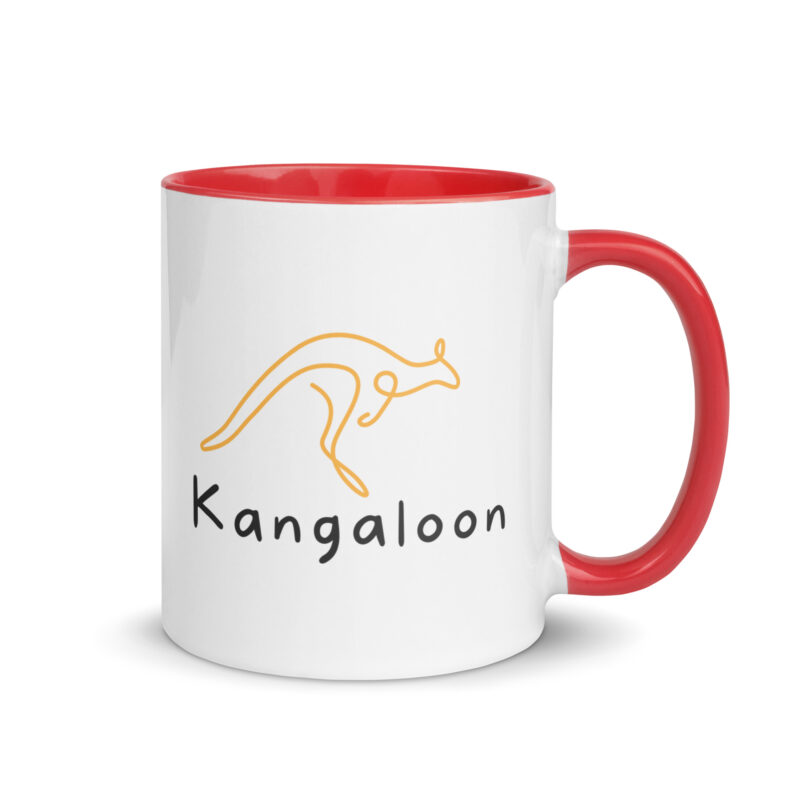Kangaloon Kanga Mug with Colour Inside - Image 6