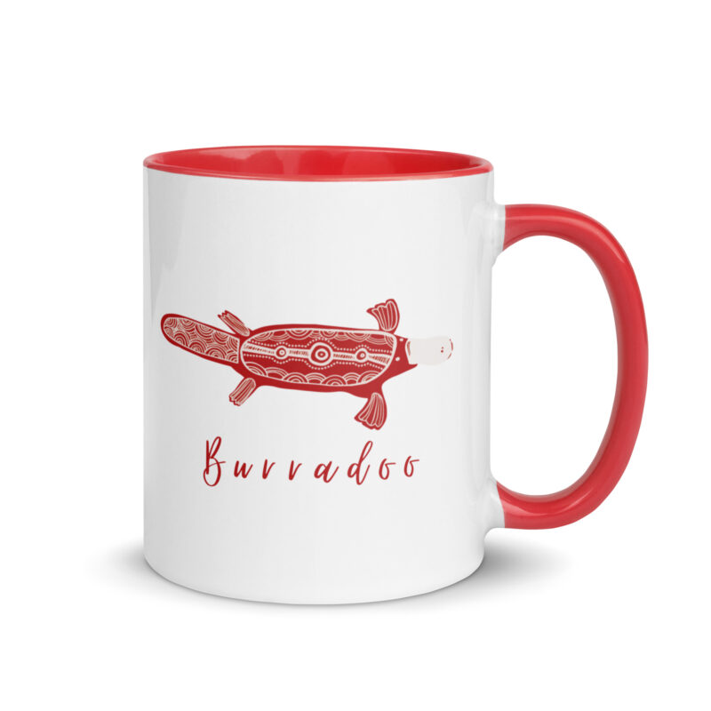 Burradoo Platypus Mug with Colour Inside - Image 7