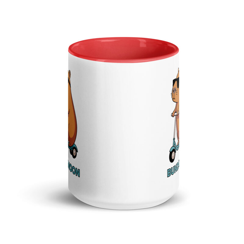 Bundanoon Scooter Wombat Mug with Colour Inside - Image 11