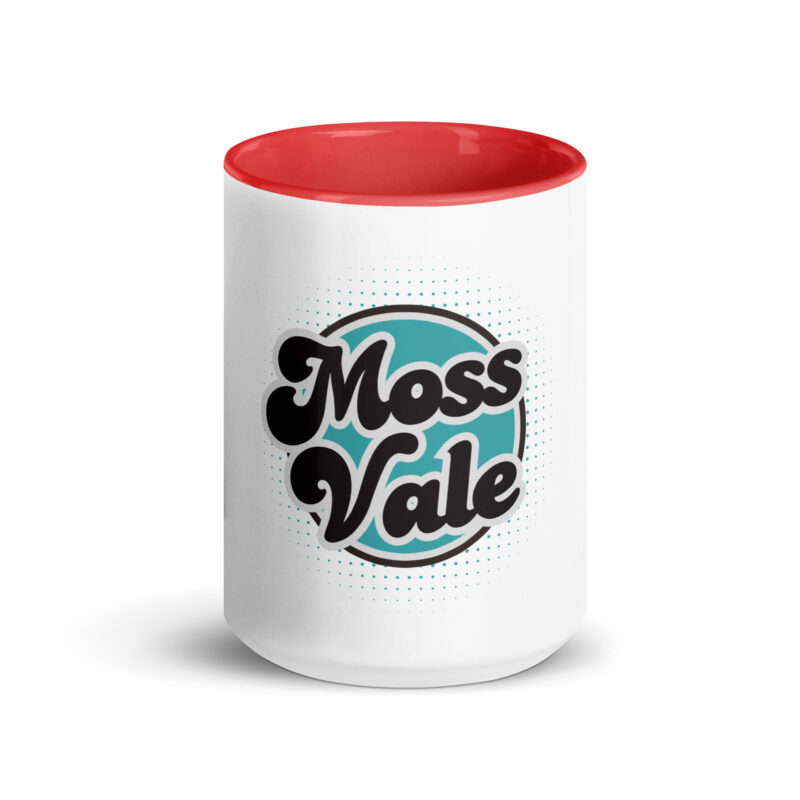 Moss Vale Retro Mug with Colour Inside - Image 9