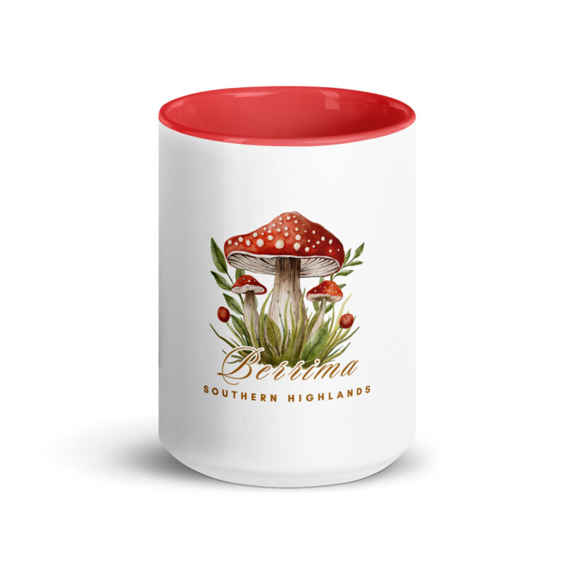 Berrima Mushroom Mug with Colour Inside - Image 9
