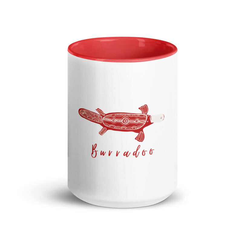 Burradoo Platypus Mug with Colour Inside - Image 11