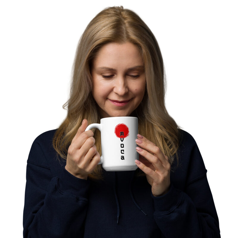 Avoca Sunrise White Glossy Mug - Image 5