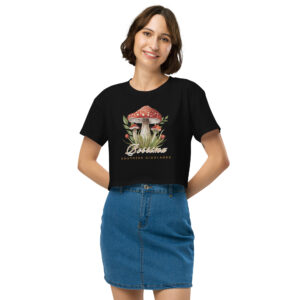 Berrima Mushroom Women’s Crop Top