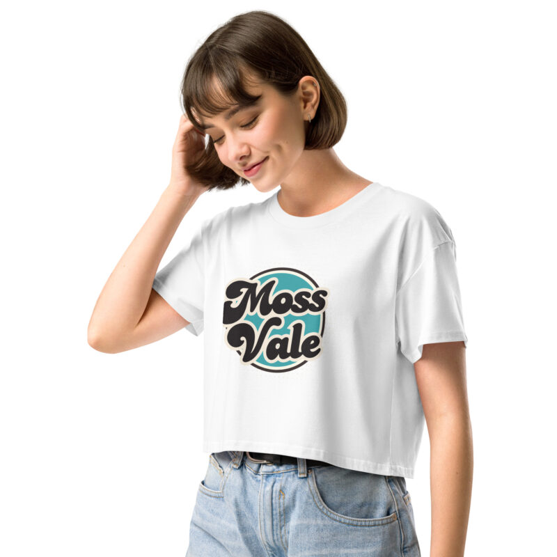 Moss Vale Retro Women’s Crop Top - Image 2