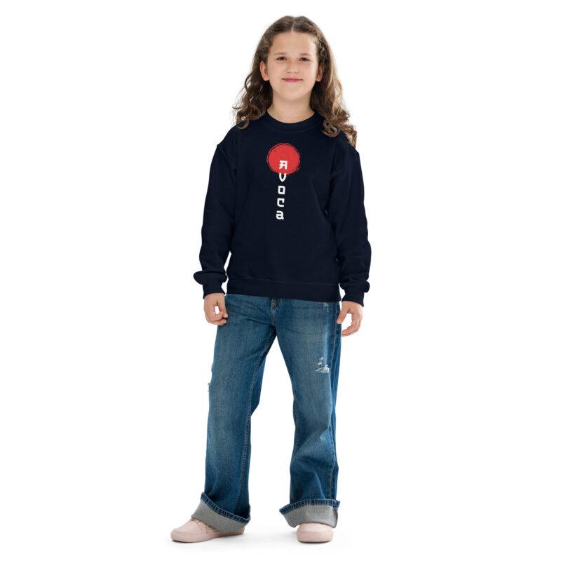 Avoca Sunrise Youth Crewneck Sweatshirt - Image 2