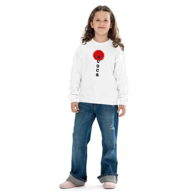 Avoca Sunrise Youth Crewneck Sweatshirt - Image 3