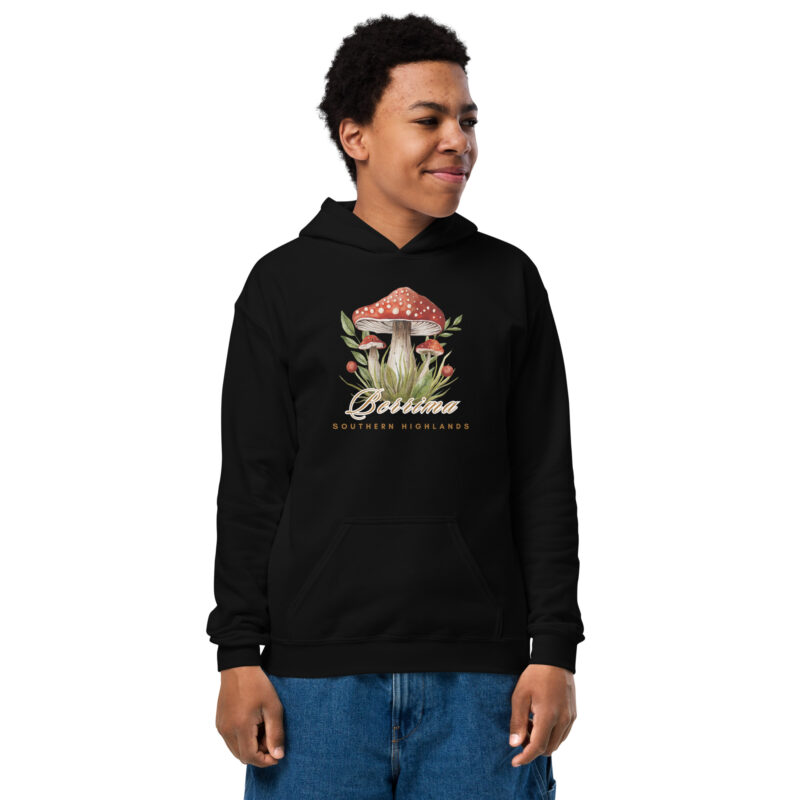 Berrima Mushroom Youth Heavy Blend Hoodie - Image 2