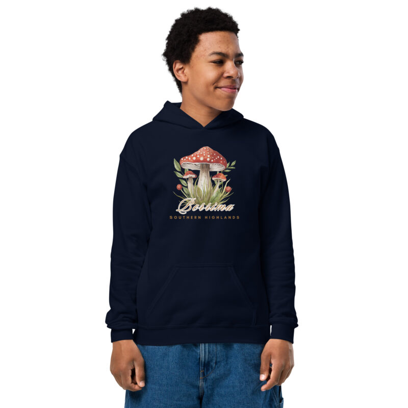 Berrima Mushroom Youth Heavy Blend Hoodie - Image 3