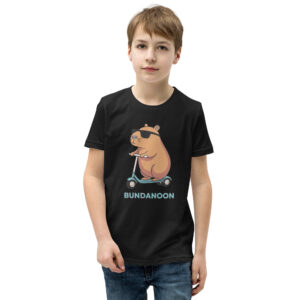 Bundanoon Scooter Wombat Youth Short Sleeve T-Shirt