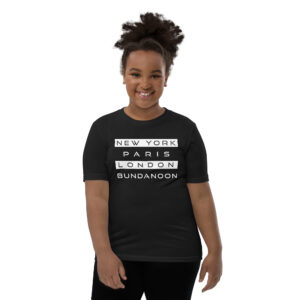 New York, Paris, London, Bundanoon Youth Short Sleeve T-Shirt